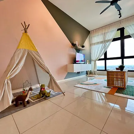 Paradigm Mall Residence Jb City By Ucome Homestay Johor Bahru Exterior photo